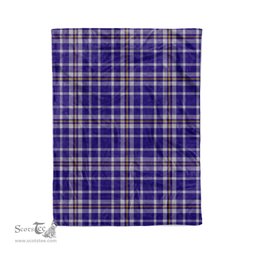 Plaid Blanket Allardice Tartan Blanket Scottish Purple Plaid Throw Blanket Tartan Plaid Fleece Blanket - Scotstee Shop