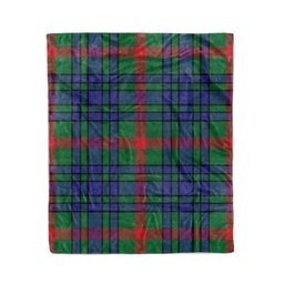 Plaid Blanket Aiton Tartan Blanket Scottish Green Plaid Throw Blanket Tartan Plaid Fleece Blanket - Scotstee Shop