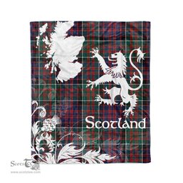 Tartan Plaid Fleece Blanket Tartan Blanket Thistle and Lion Scottish Clan MacDonald Plaid Blanket, tartan blanket, plaid blanket, red plaid blanket, buffalo plaid blanket, green plaid blanket, plaid fleece blanket, blue plaid blanket, red tartan blanket, tartan plaid blanket, black and white plaid blanket, christmas plaid blanket, orange plaid blanket, tartan plaid throw blanket, pink plaid blanket, brown plaid blanket, buffalo check blanket