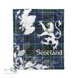 Tartan Plaid Fleece Blanket Tartan Blanket Thistle and Lion Scottish Clan MacInnes Modern Plaid Blanket, tartan blanket, plaid blanket, red plaid blanket, buffalo plaid blanket, green plaid blanket, plaid fleece blanket, blue plaid blanket, red tartan blanket, tartan plaid blanket, black and white plaid blanket, christmas plaid blanket, orange plaid blanket, tartan plaid throw blanket, pink plaid blanket, brown plaid blanket, buffalo check blanket