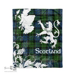Tartan Plaid Fleece Blanket Tartan Blanket Thistle and Lion Scottish Clan MacKie Plaid Blanket, tartan blanket, plaid blanket, red plaid blanket, buffalo plaid blanket, green plaid blanket, plaid fleece blanket, blue plaid blanket, red tartan blanket, tartan plaid blanket, black and white plaid blanket, christmas plaid blanket, orange plaid blanket, tartan plaid throw blanket, pink plaid blanket, brown plaid blanket, buffalo check blanket
