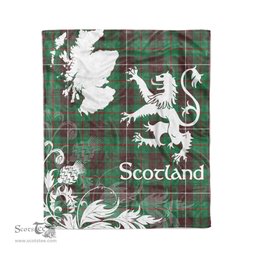 Tartan Plaid Fleece Blanket Tartan Blanket Thistle and Lion Scottish Clan MacKinnon Hunting Ancient Plaid Blanket, tartan blanket, plaid blanket, red plaid blanket, buffalo plaid blanket, green plaid blanket, plaid fleece blanket, blue plaid blanket, red tartan blanket, tartan plaid blanket, black and white plaid blanket, christmas plaid blanket, orange plaid blanket, tartan plaid throw blanket, pink plaid blanket, brown plaid blanket, buffalo check blanket