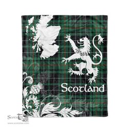 Tartan Plaid Fleece Blanket Tartan Blanket Thistle and Lion Scottish Clan MacAulay Hunting Ancient Plaid Blanket, tartan blanket, plaid blanket, red plaid blanket, buffalo plaid blanket, green plaid blanket, plaid fleece blanket, blue plaid blanket, red tartan blanket, tartan plaid blanket, black and white plaid blanket, christmas plaid blanket, orange plaid blanket, tartan plaid throw blanket, pink plaid blanket, brown plaid blanket, buffalo check blanket