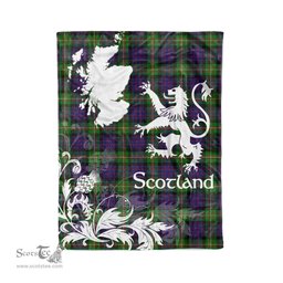 Tartan Plaid Fleece Blanket Tartan Blanket Thistle and Lion Scottish Clan MacDonell of Glengarry Plaid Blanket, tartan blanket, plaid blanket, red plaid blanket, buffalo plaid blanket, green plaid blanket, plaid fleece blanket, blue plaid blanket, red tartan blanket, tartan plaid blanket, black and white plaid blanket, christmas plaid blanket, orange plaid blanket, tartan plaid throw blanket, pink plaid blanket, brown plaid blanket, buffalo check blanket