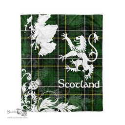 Tartan Plaid Fleece Blanket Tartan Blanket Thistle and Lion Scottish Clan MacAlpine Modern Plaid Blanket, tartan blanket, plaid blanket, red plaid blanket, buffalo plaid blanket, green plaid blanket, plaid fleece blanket, blue plaid blanket, red tartan blanket, tartan plaid blanket, black and white plaid blanket, christmas plaid blanket, orange plaid blanket, tartan plaid throw blanket, pink plaid blanket, brown plaid blanket, buffalo check blanket
