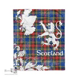 Tartan Plaid Fleece Blanket Tartan Blanket Thistle and Lion Scottish Clan MacBeth Modern Plaid Blanket, tartan blanket, plaid blanket, red plaid blanket, buffalo plaid blanket, green plaid blanket, plaid fleece blanket, blue plaid blanket, red tartan blanket, tartan plaid blanket, black and white plaid blanket, christmas plaid blanket, orange plaid blanket, tartan plaid throw blanket, pink plaid blanket, brown plaid blanket, buffalo check blanket
