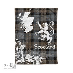 Tartan Plaid Fleece Blanket Tartan Blanket Thistle and Lion Scottish Clan MacKay Weathered Plaid Blanket, tartan blanket, plaid blanket, red plaid blanket, buffalo plaid blanket, green plaid blanket, plaid fleece blanket, blue plaid blanket, red tartan blanket, tartan plaid blanket, black and white plaid blanket, christmas plaid blanket, orange plaid blanket, tartan plaid throw blanket, pink plaid blanket, brown plaid blanket, buffalo check blanket