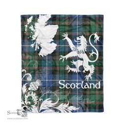 Tartan Plaid Fleece Blanket Tartan Blanket Thistle and Lion Scottish Clan MacRae Hunting Ancient Plaid Blanket, tartan blanket, plaid blanket, red plaid blanket, buffalo plaid blanket, green plaid blanket, plaid fleece blanket, blue plaid blanket, red tartan blanket, tartan plaid blanket, black and white plaid blanket, christmas plaid blanket, orange plaid blanket, tartan plaid throw blanket, pink plaid blanket, brown plaid blanket, buffalo check blanket