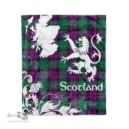 Tartan Plaid Fleece Blanket Tartan Blanket Thistle and Lion Scottish Clan MacArthur Milton Plaid Blanket, tartan blanket, plaid blanket, red plaid blanket, buffalo plaid blanket, green plaid blanket, plaid fleece blanket, blue plaid blanket, red tartan blanket, tartan plaid blanket, black and white plaid blanket, christmas plaid blanket, orange plaid blanket, tartan plaid throw blanket, pink plaid blanket, brown plaid blanket, buffalo check blanket