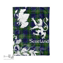 Tartan Plaid Fleece Blanket Tartan Blanket Thistle and Lion Scottish Clan Marjoribanks Modern Plaid Blanket, tartan blanket, plaid blanket, red plaid blanket, buffalo plaid blanket, green plaid blanket, plaid fleece blanket, blue plaid blanket, red tartan blanket, tartan plaid blanket, black and white plaid blanket, christmas plaid blanket, orange plaid blanket, tartan plaid throw blanket, pink plaid blanket, brown plaid blanket, buffalo check blanket