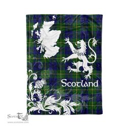 Tartan Plaid Fleece Blanket Tartan Blanket Thistle and Lion Scottish Clan Marjoribanks Modern Plaid Blanket, tartan blanket, plaid blanket, red plaid blanket, buffalo plaid blanket, green plaid blanket, plaid fleece blanket, blue plaid blanket, red tartan blanket, tartan plaid blanket, black and white plaid blanket, christmas plaid blanket, orange plaid blanket, tartan plaid throw blanket, pink plaid blanket, brown plaid blanket, buffalo check blanket