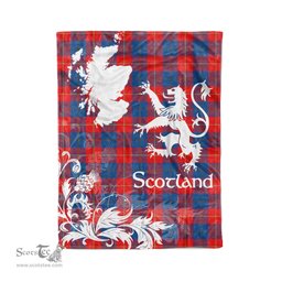 Tartan Plaid Fleece Blanket Tartan Blanket Thistle and Lion Scottish Clan McKerrell Red Plaid Blanket, tartan blanket, plaid blanket, red plaid blanket, buffalo plaid blanket, green plaid blanket, plaid fleece blanket, blue plaid blanket, red tartan blanket, tartan plaid blanket, black and white plaid blanket, christmas plaid blanket, orange plaid blanket, tartan plaid throw blanket, pink plaid blanket, brown plaid blanket, buffalo check blanket