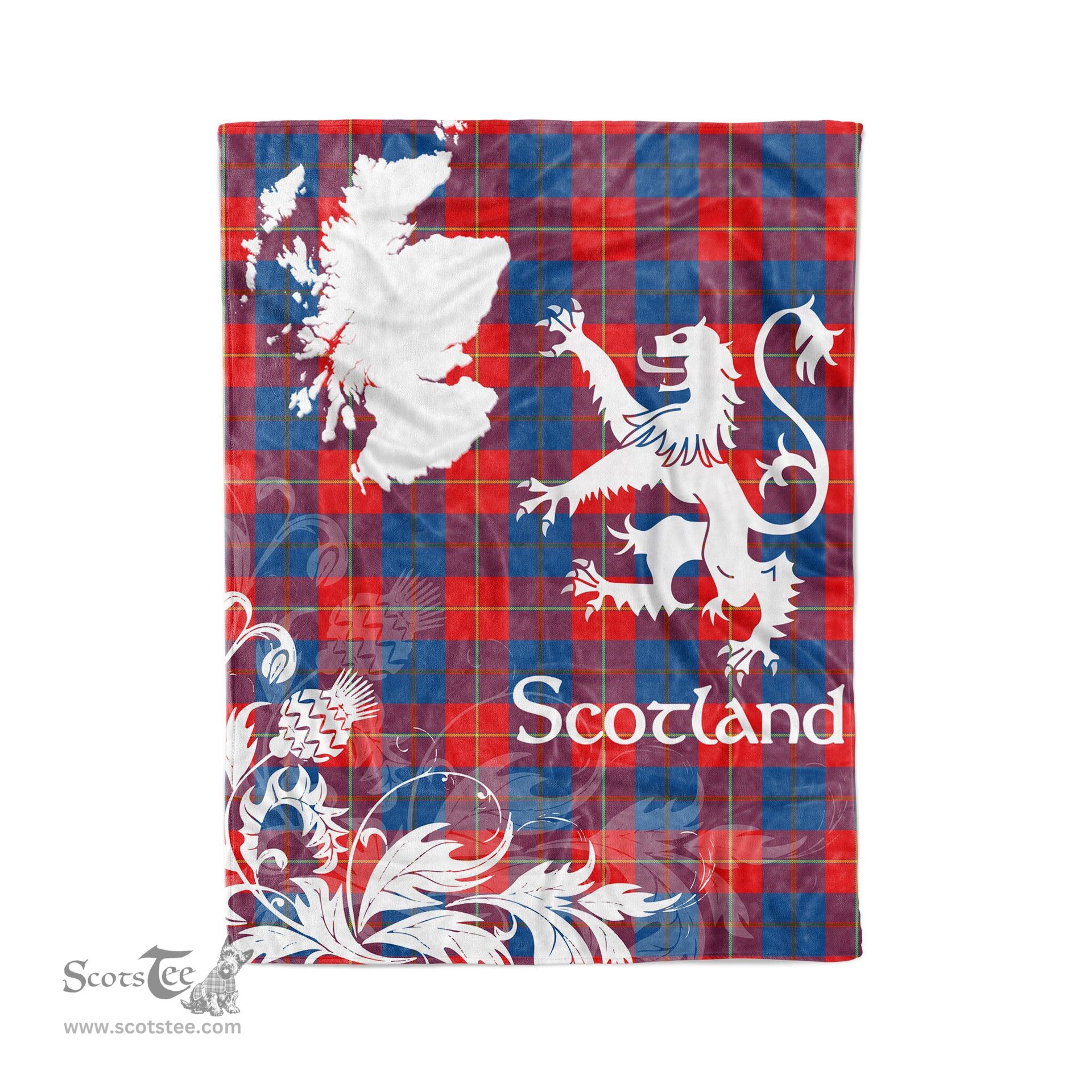 Tartan Plaid Fleece Blanket Tartan Blanket Thistle and Lion Scottish Clan McKerrell Red Plaid Blanket, tartan blanket, plaid blanket, red plaid blanket, buffalo plaid blanket, green plaid blanket, plaid fleece blanket, blue plaid blanket, red tartan blanket, tartan plaid blanket, black and white plaid blanket, christmas plaid blanket, orange plaid blanket, tartan plaid throw blanket, pink plaid blanket, brown plaid blanket, buffalo check blanket