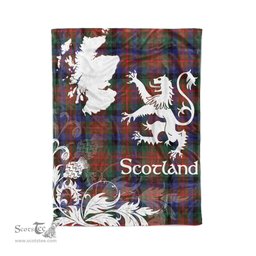 Tartan Plaid Fleece Blanket Tartan Blanket Thistle and Lion Scottish Clan MacDuff Hunting Modern Plaid Blanket, tartan blanket, plaid blanket, red plaid blanket, buffalo plaid blanket, green plaid blanket, plaid fleece blanket, blue plaid blanket, red tartan blanket, tartan plaid blanket, black and white plaid blanket, christmas plaid blanket, orange plaid blanket, tartan plaid throw blanket, pink plaid blanket, brown plaid blanket, buffalo check blanket