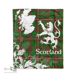 Tartan Plaid Fleece Blanket Tartan Blanket Thistle and Lion Scottish Clan MacKinnon Hunting Modern Plaid Blanket, tartan blanket, plaid blanket, red plaid blanket, buffalo plaid blanket, green plaid blanket, plaid fleece blanket, blue plaid blanket, red tartan blanket, tartan plaid blanket, black and white plaid blanket, christmas plaid blanket, orange plaid blanket, tartan plaid throw blanket, pink plaid blanket, brown plaid blanket, buffalo check blanket