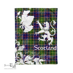 Tartan Plaid Fleece Blanket Tartan Blanket Thistle and Lion Scottish Clan Whitefoord Plaid Blanket, tartan blanket, plaid blanket, red plaid blanket, buffalo plaid blanket, green plaid blanket, plaid fleece blanket, blue plaid blanket, red tartan blanket, tartan plaid blanket, black and white plaid blanket, christmas plaid blanket, orange plaid blanket, tartan plaid throw blanket, pink plaid blanket, brown plaid blanket, buffalo check blanket