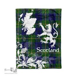 Tartan Plaid Fleece Blanket Tartan Blanket Thistle and Lion Scottish Clan Johnson Plaid Blanket, tartan blanket, plaid blanket, red plaid blanket, buffalo plaid blanket, green plaid blanket, plaid fleece blanket, blue plaid blanket, red tartan blanket, tartan plaid blanket, black and white plaid blanket, christmas plaid blanket, orange plaid blanket, tartan plaid throw blanket, pink plaid blanket, brown plaid blanket, buffalo check blanket