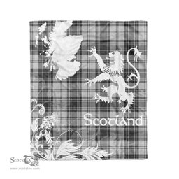 Tartan Plaid Fleece Blanket Tartan Blanket Thistle and Lion Scottish Clan Sandilands Grey Plaid Blanket, tartan blanket, plaid blanket, red plaid blanket, buffalo plaid blanket, green plaid blanket, plaid fleece blanket, blue plaid blanket, red tartan blanket, tartan plaid blanket, black and white plaid blanket, christmas plaid blanket, orange plaid blanket, tartan plaid throw blanket, pink plaid blanket, brown plaid blanket, buffalo check blanket