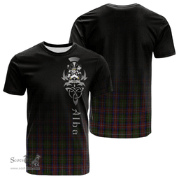 Scottish Hargis Clan Tartan T-shirt Crest - Alba Celtic Style Scottish Plaid Tartan Plaid - ScotsTee - scotstee.com