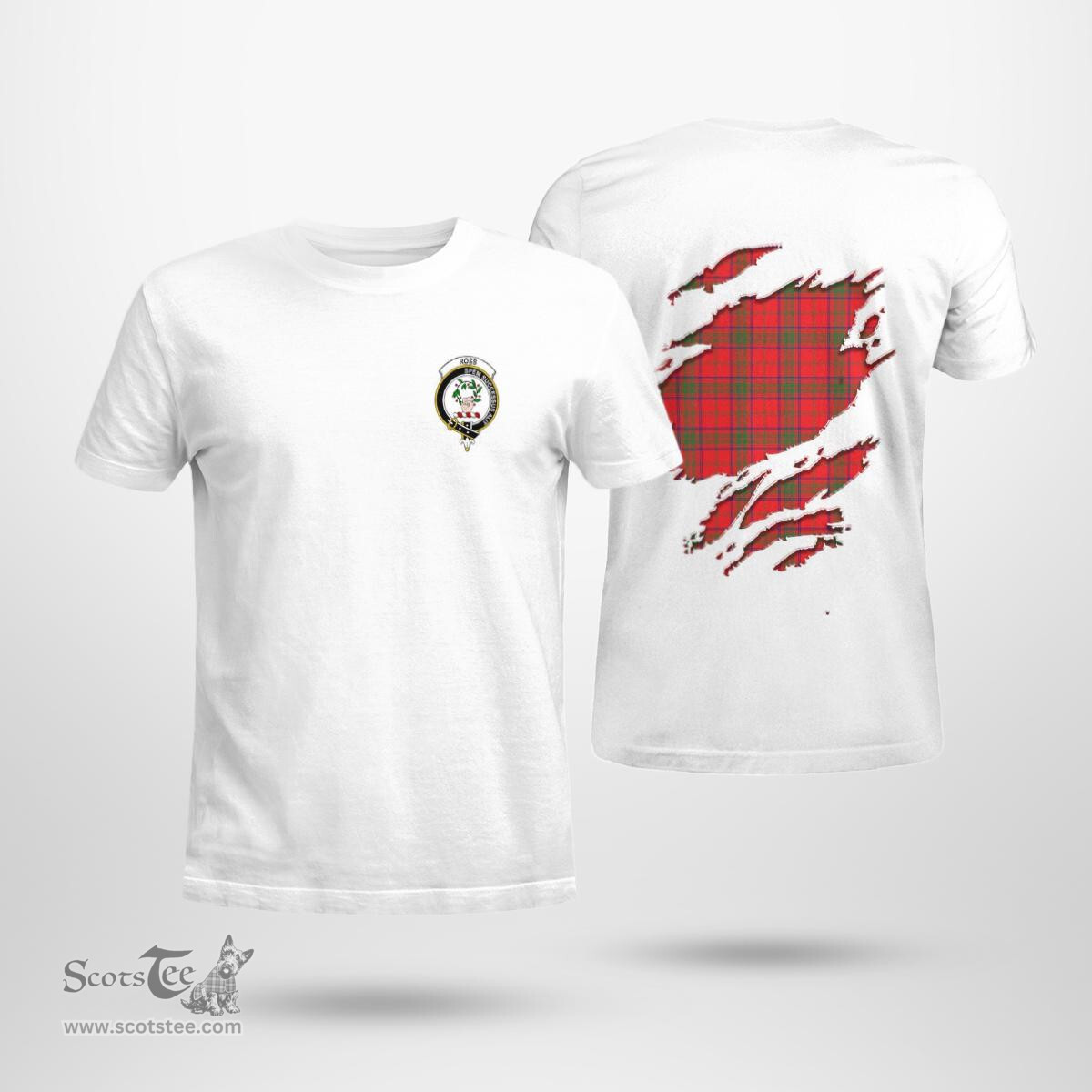 Scottish Ross Clan In Me Tartan T-shirt Scottish Plaid Tartan Plaid - ScotsTee - scotstee.com