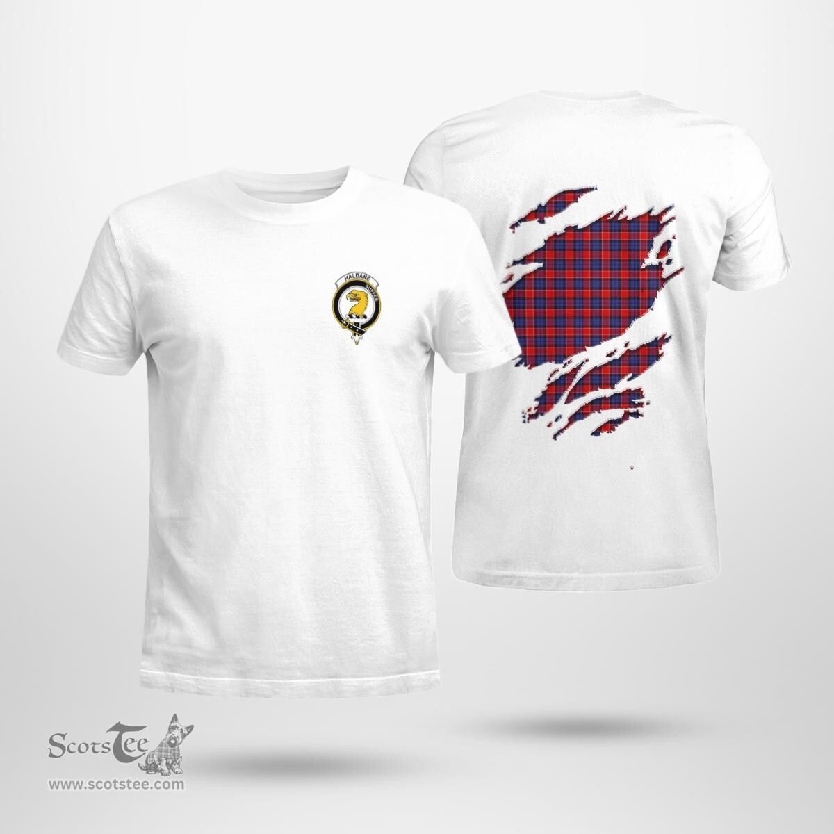 Scottish Haldane Clan In Me Tartan T-shirt Scottish Plaid Tartan Plaid - ScotsTee - scotstee.com