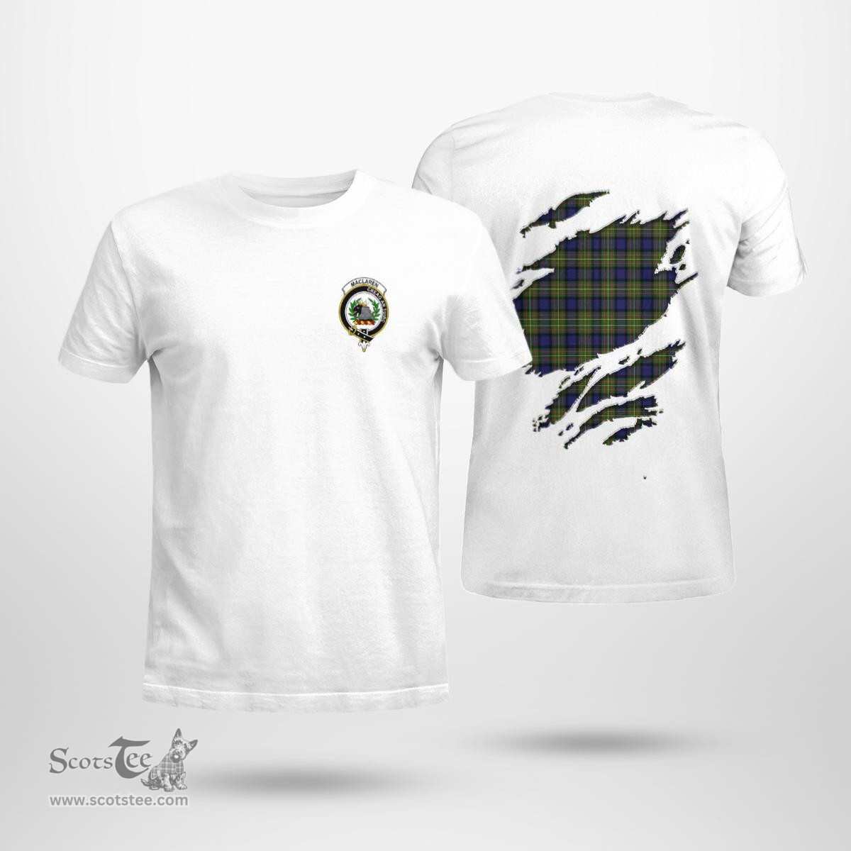 Scottish Maclaren Clan In Me Tartan T-shirt Scottish Plaid Tartan Plaid - ScotsTee - scotstee.com
