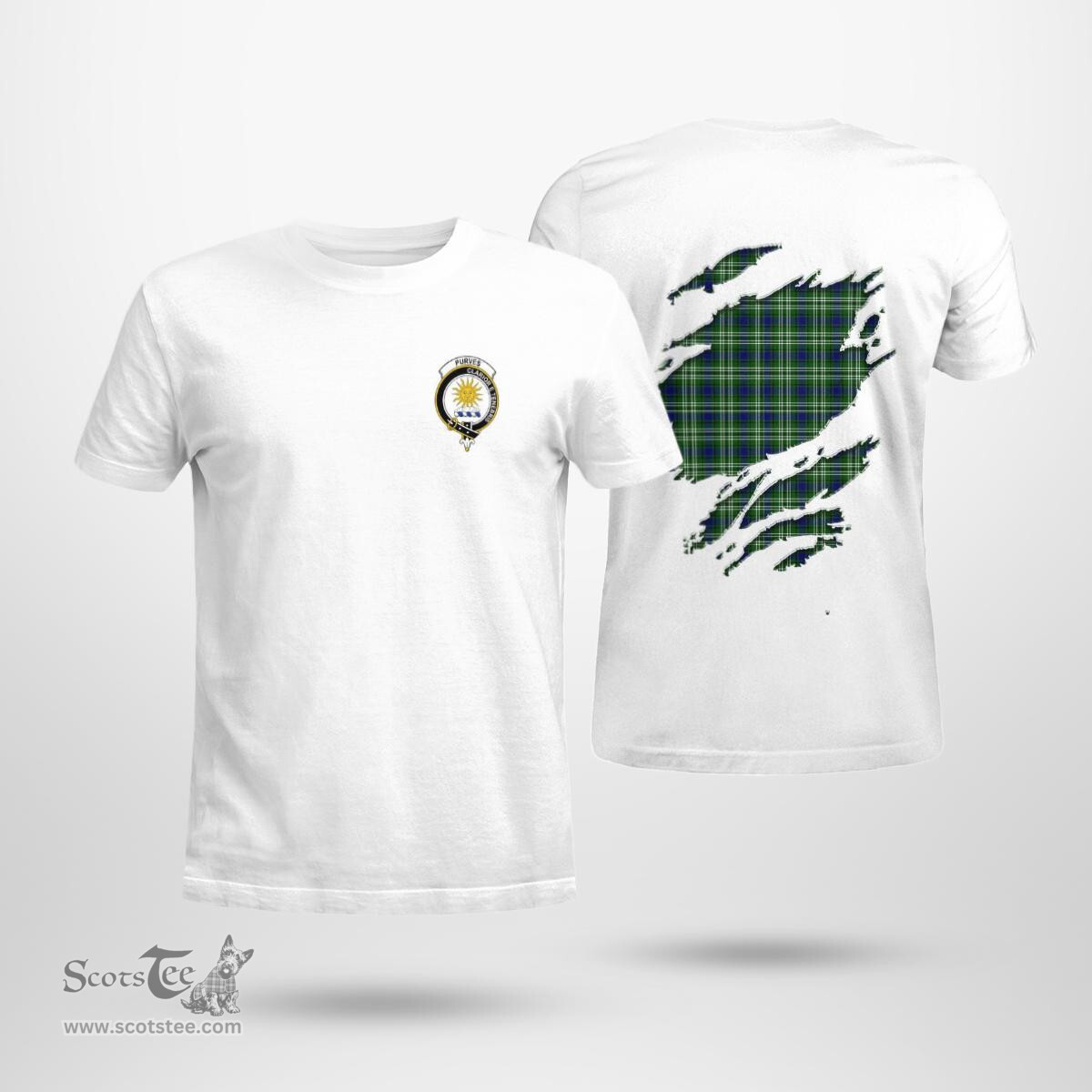 Scottish Purves Clan In Me Tartan T-shirt Scottish Plaid Tartan Plaid - ScotsTee - scotstee.com