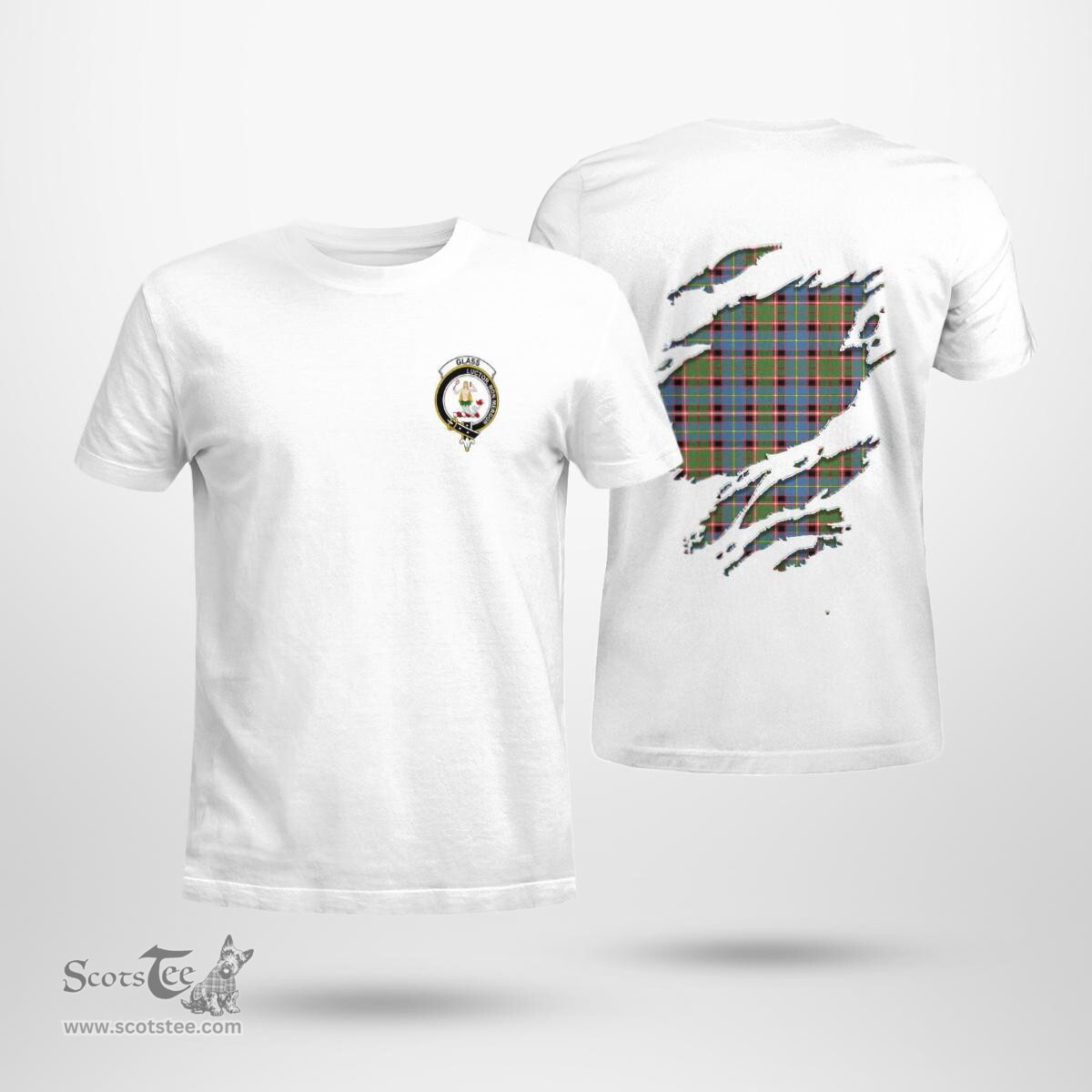 Scottish Glass Clan In Me Tartan T-shirt Scottish Plaid Tartan Plaid - ScotsTee - scotstee.com