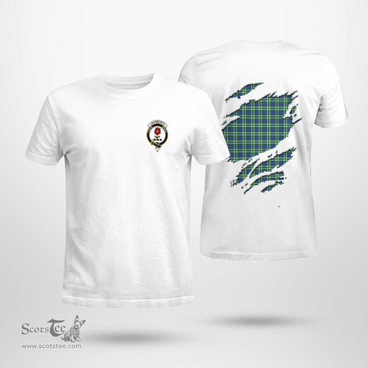 Scottish Learmonth Clan In Me Tartan T-shirt Scottish Plaid Tartan Plaid - ScotsTee - scotstee.com