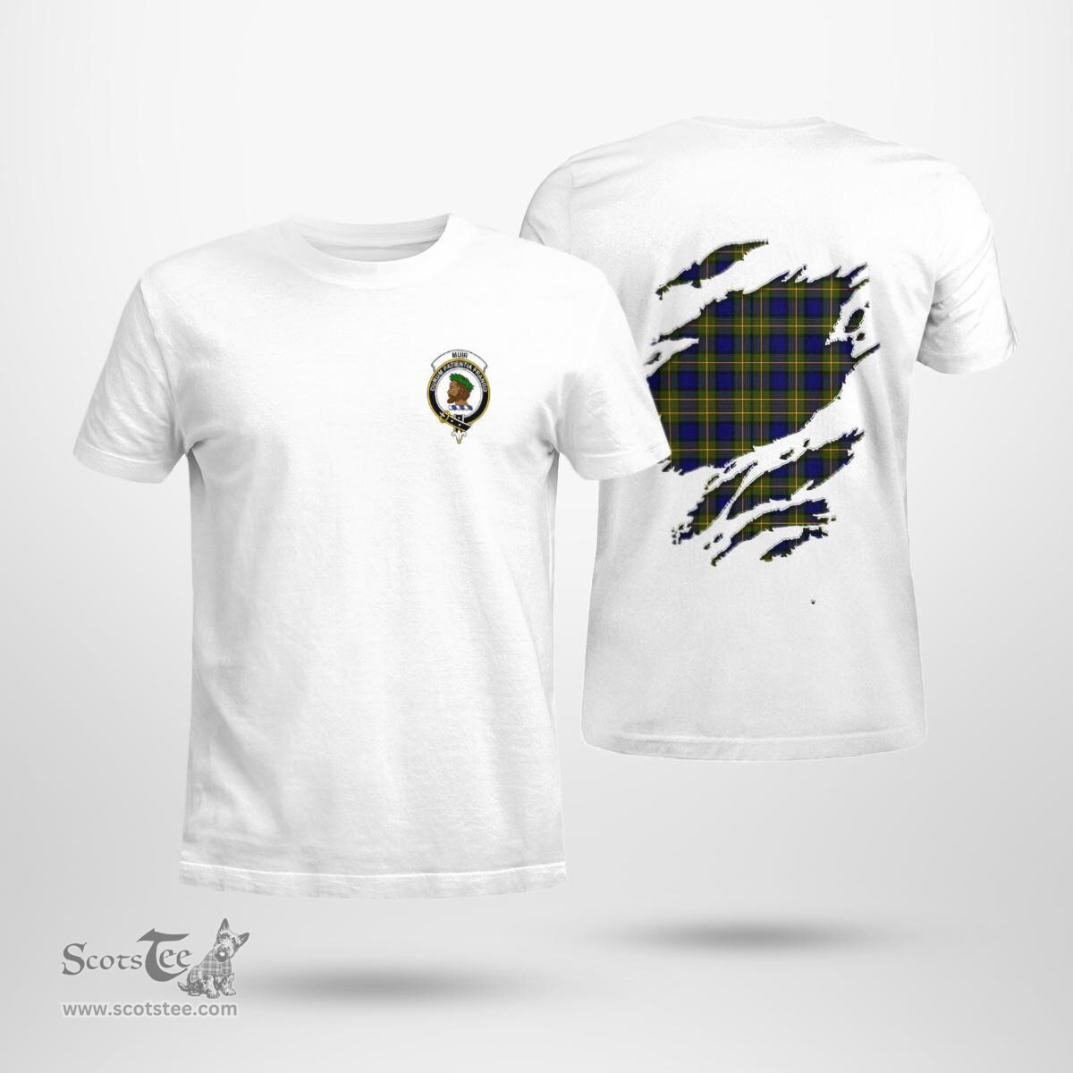 Scottish Muir Clan In Me Tartan T-shirt Scottish Plaid Tartan Plaid - ScotsTee - scotstee.com