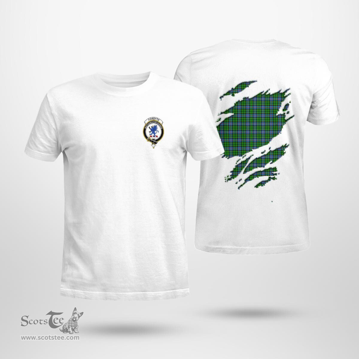 Scottish Forsyth Clan In Me Tartan T-shirt Scottish Plaid Tartan Plaid - ScotsTee - scotstee.com
