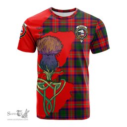 Scottish Belshes Clan Tartan with Thistle and Scotland Map Tartan Plaid T Shirt Scottish Plaid Tartan Plaid - ScotsTee - scotstee.com