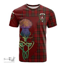 Scottish Brodie Clan Tartan with Thistle and Scotland Map Tartan Plaid T Shirt Scottish Plaid Tartan Plaid - ScotsTee - scotstee.com