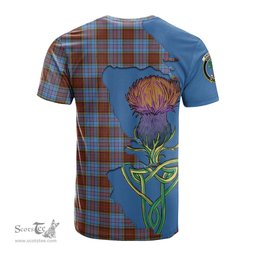 Scottish Anderson Modern Clan Tartan with Thistle and Scotland Map Tartan Plaid T Shirt Scottish Plaid Tartan Plaid - ScotsTee - scotstee.com