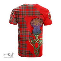 Scottish Binning Clan Tartan with Thistle and Scotland Map Tartan Plaid T Shirt Scottish Plaid Tartan Plaid - ScotsTee - scotstee.com