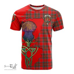 Scottish Binning Clan Tartan with Thistle and Scotland Map Tartan Plaid T Shirt Scottish Plaid Tartan Plaid - ScotsTee - scotstee.com