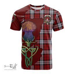 Scottish Brodie Dress Clan Tartan with Thistle and Scotland Map Tartan Plaid T Shirt Scottish Plaid Tartan Plaid - ScotsTee - scotstee.com