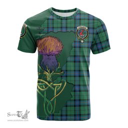 Scottish Armstrong Ancient Clan Tartan with Thistle and Scotland Map Tartan Plaid T Shirt Scottish Plaid Tartan Plaid - ScotsTee - scotstee.com