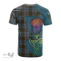 Scottish Anderson Clan Tartan with Thistle and Scotland Map Tartan Plaid T Shirt Scottish Plaid Tartan Plaid - ScotsTee - scotstee.com
