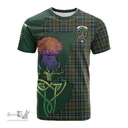 Scottish Bisset Clan Tartan with Thistle and Scotland Map Tartan Plaid T Shirt Scottish Plaid Tartan Plaid - ScotsTee - scotstee.com