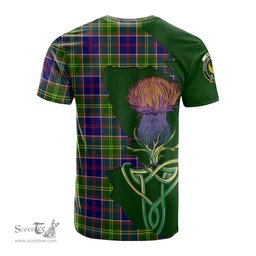 Scottish Arnott Clan Tartan with Thistle and Scotland Map Tartan Plaid T Shirt Scottish Plaid Tartan Plaid - ScotsTee - scotstee.com
