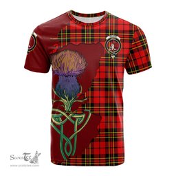 Scottish Brodie Modern Clan Tartan with Thistle and Scotland Map Tartan Plaid T Shirt Scottish Plaid Tartan Plaid - ScotsTee - scotstee.com