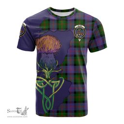 Scottish Blair Modern Clan Tartan with Thistle and Scotland Map Tartan Plaid T Shirt Scottish Plaid Tartan Plaid - ScotsTee - scotstee.com