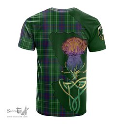 Scottish Duncan Clan Tartan with Thistle and Scotland Map Tartan Plaid T Shirt Scottish Plaid Tartan Plaid - ScotsTee - scotstee.com