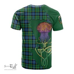 Scottish Forsyth Ancient Clan Tartan with Thistle and Scotland Map Tartan Plaid T Shirt Scottish Plaid Tartan Plaid - ScotsTee - scotstee.com