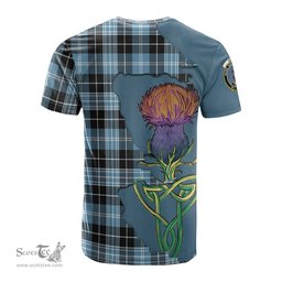 Scottish Clark Ancient Clan Tartan with Thistle and Scotland Map Tartan Plaid T Shirt Scottish Plaid Tartan Plaid - ScotsTee - scotstee.com