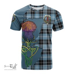 Scottish Clark Ancient Clan Tartan with Thistle and Scotland Map Tartan Plaid T Shirt Scottish Plaid Tartan Plaid - ScotsTee - scotstee.com