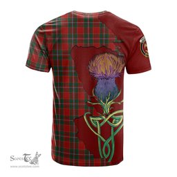 Scottish Drummond Ancient Clan Tartan with Thistle and Scotland Map Tartan Plaid T Shirt Scottish Plaid Tartan Plaid - ScotsTee - scotstee.com