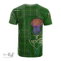 Scottish Forrester or Foster Hunting Clan Tartan with Thistle and Scotland Map Tartan Plaid T Shirt Scottish Plaid Tartan Plaid - ScotsTee - scotstee.com