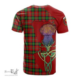 Scottish Fairlie Modern Clan Tartan with Thistle and Scotland Map Tartan Plaid T Shirt Scottish Plaid Tartan Plaid - ScotsTee - scotstee.com
